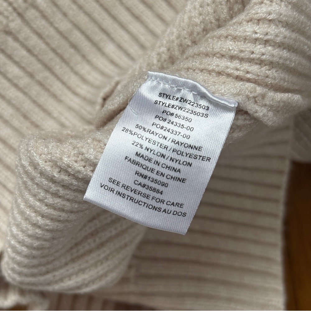 Z-SUPPLY | JAYCE 3/4 ZIP UP OATMEAL SANDSTONE HENLEY COLLAR COZY SWEATER - Picture 11 of 11